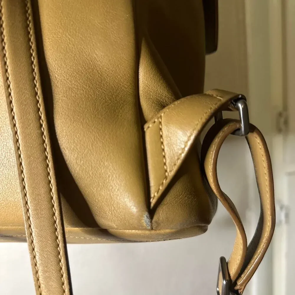 Coach Women's Tan and Yellow Bag